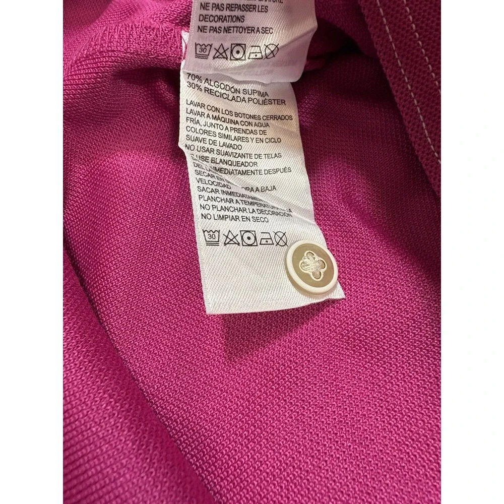 Tommy Bahama‎ Supima IslandZone Polo Shirt Mens XL Pink Blue Marlin Logo